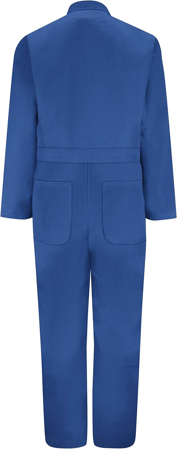 Red Kap Herren Twill Action Back Brusttaschen Arbeits-Overalls, 36 Electric Blue