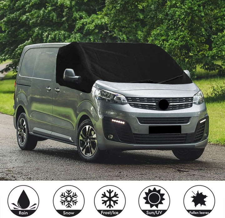 Frontscheibe Wrap Cover für Opel Vivaro 2014-2019, Luxus 600D Auto Windschutzscheiben Abdeckung, was