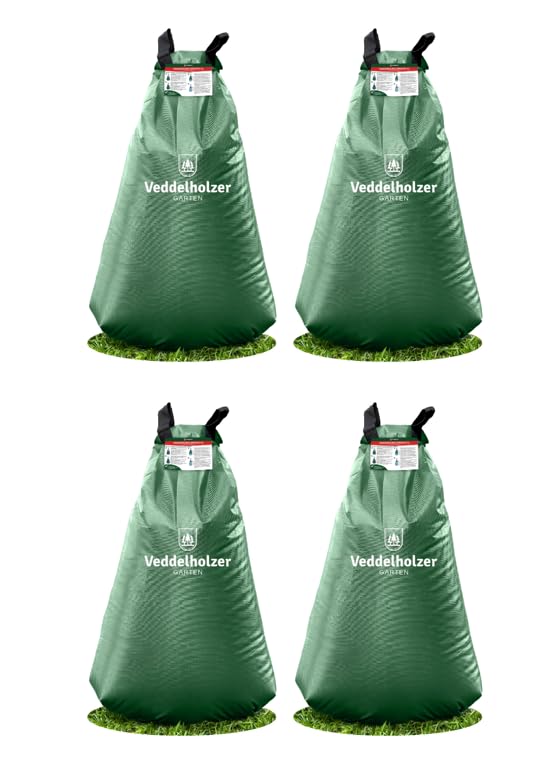 Veddelholzer 4 x 75 l Baumbewässerungssack mit Reissverschluss kombinierbar. Diebstahlschutz und Sch