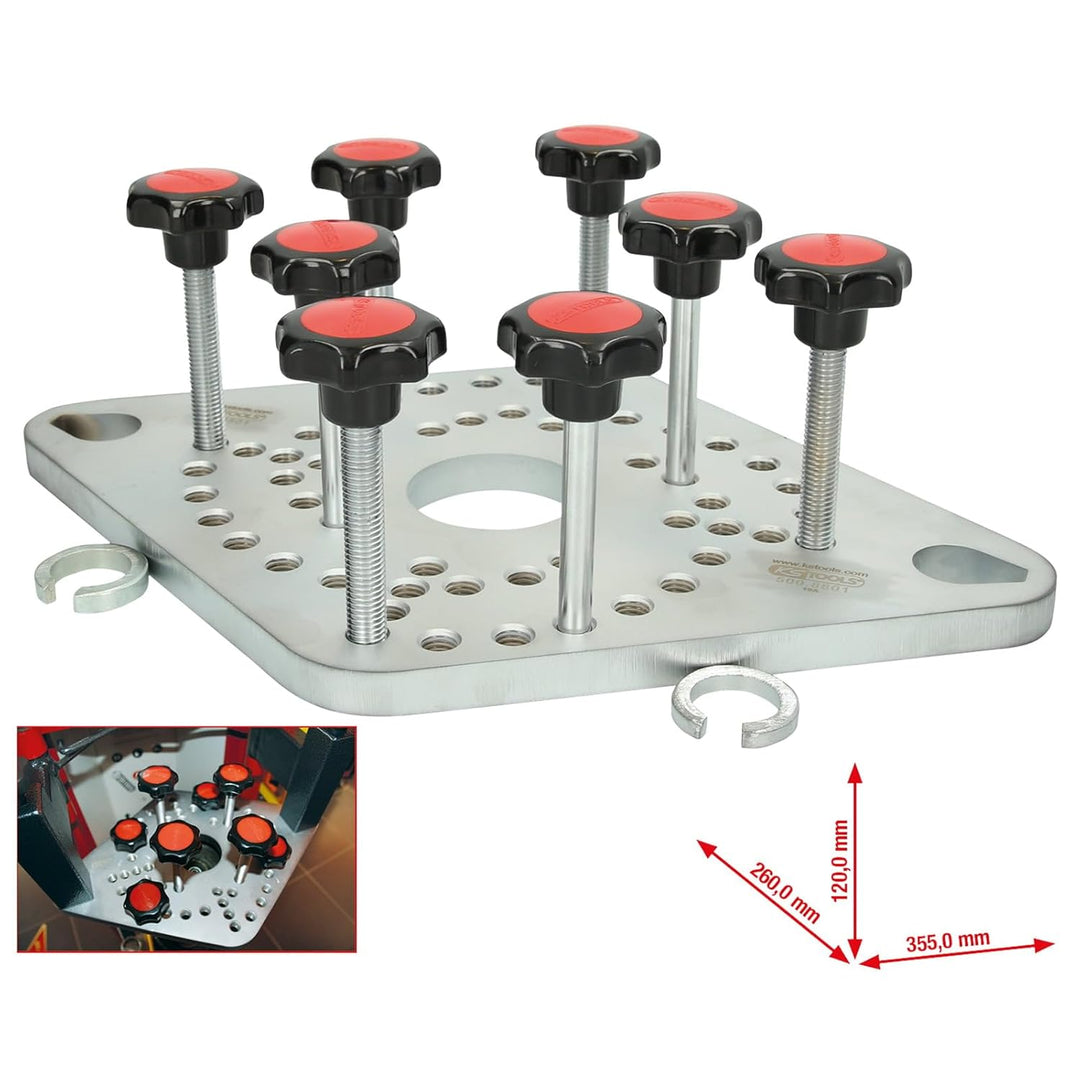 KS Tools 500.8801 Adapterplatte für Druckluft-Stand-Federspanner
