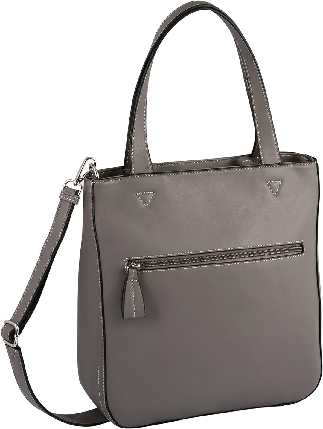 TOM TAILOR - Womenswear KARINE Damen Tragetasche Mid Grey, Mid Grey