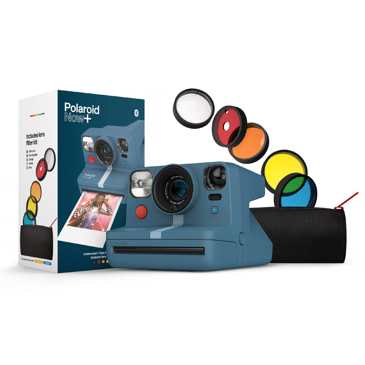 Polaroid Now+ Sofortbildkamera i-Type – Ruhiges Blau, Keine Filme Blau Keine Filme Kamera Kamera, Bl