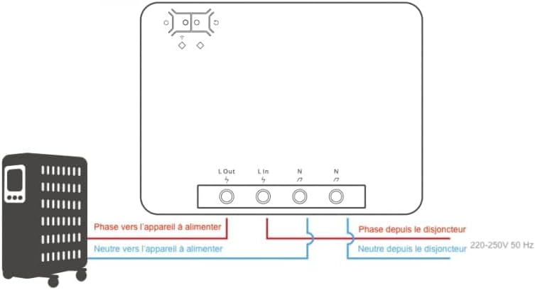 SONOFF POW R3 25A Energiemessung WiFi Smart Switch Überlastschutz Energieeinsparung Reichweite in Sp