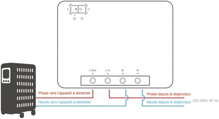 SONOFF POW R3 25A Energiemessung WiFi Smart Switch Überlastschutz Energieeinsparung Reichweite in Sp