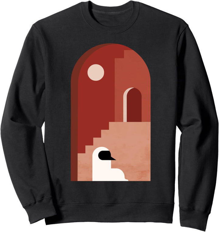 Abstract Frenchie Boho Sweatshirt
