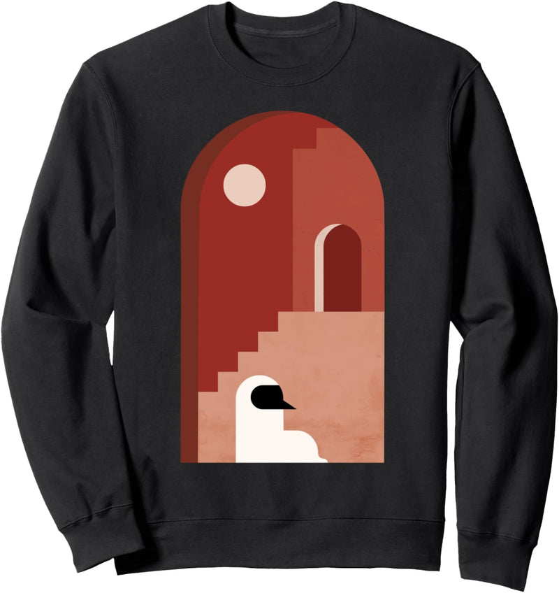 Abstract Frenchie Boho Sweatshirt