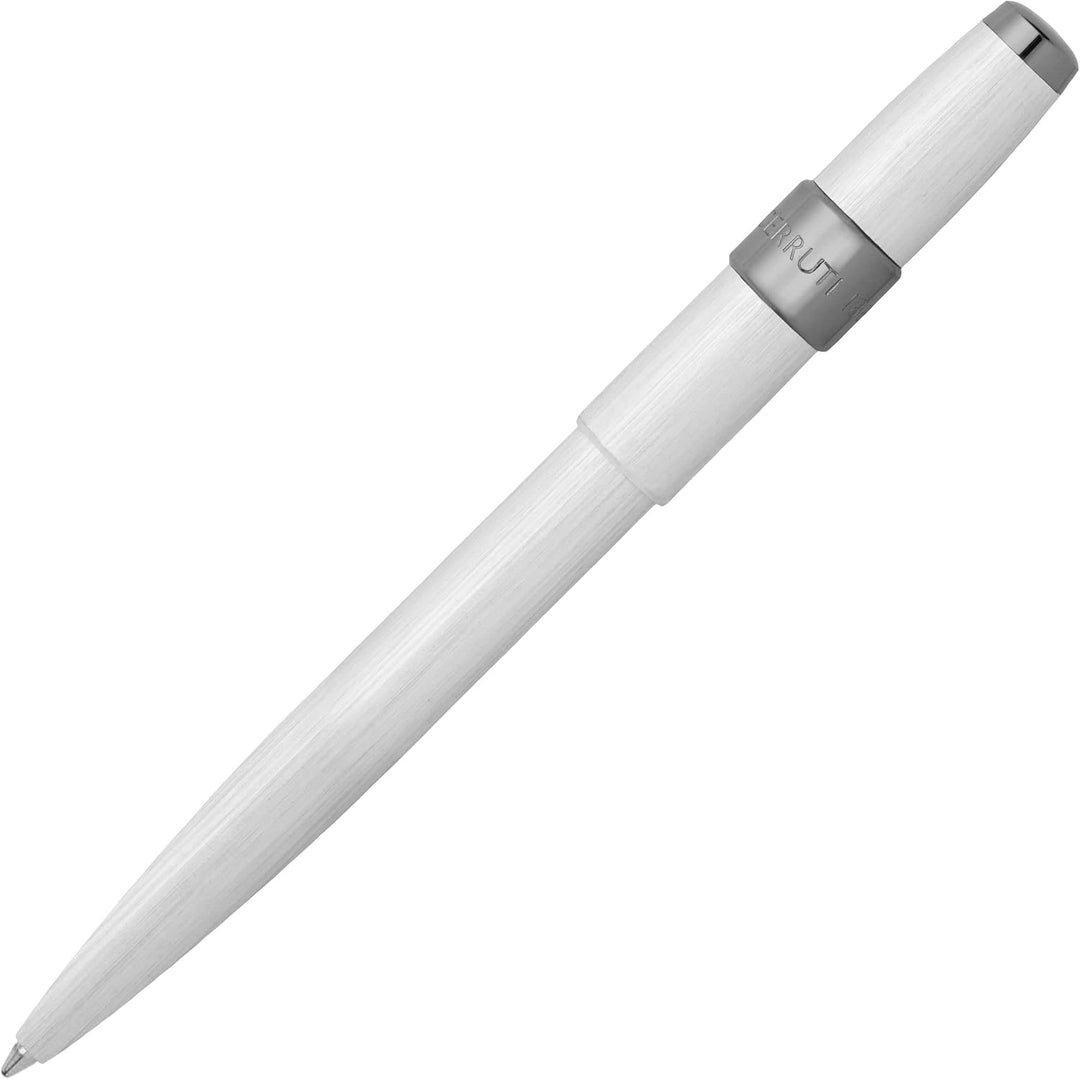 Cerruti 1881 Kugelschreiber Block (Brushed Chrome), Brushed Chrome