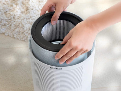 Soehnle Airfresh Clean Connect 500 mit Bluetooth Luftreiniger mit App-Anbindung, Air Purifier reinig
