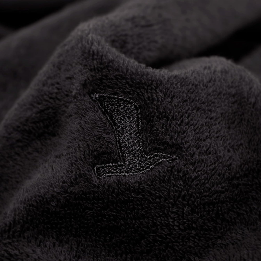 möve Superwuschel Badetuch 100 x 160 cm aus 100% Baumwolle, Black Black 100 x 160 cm, Black 100 x 16