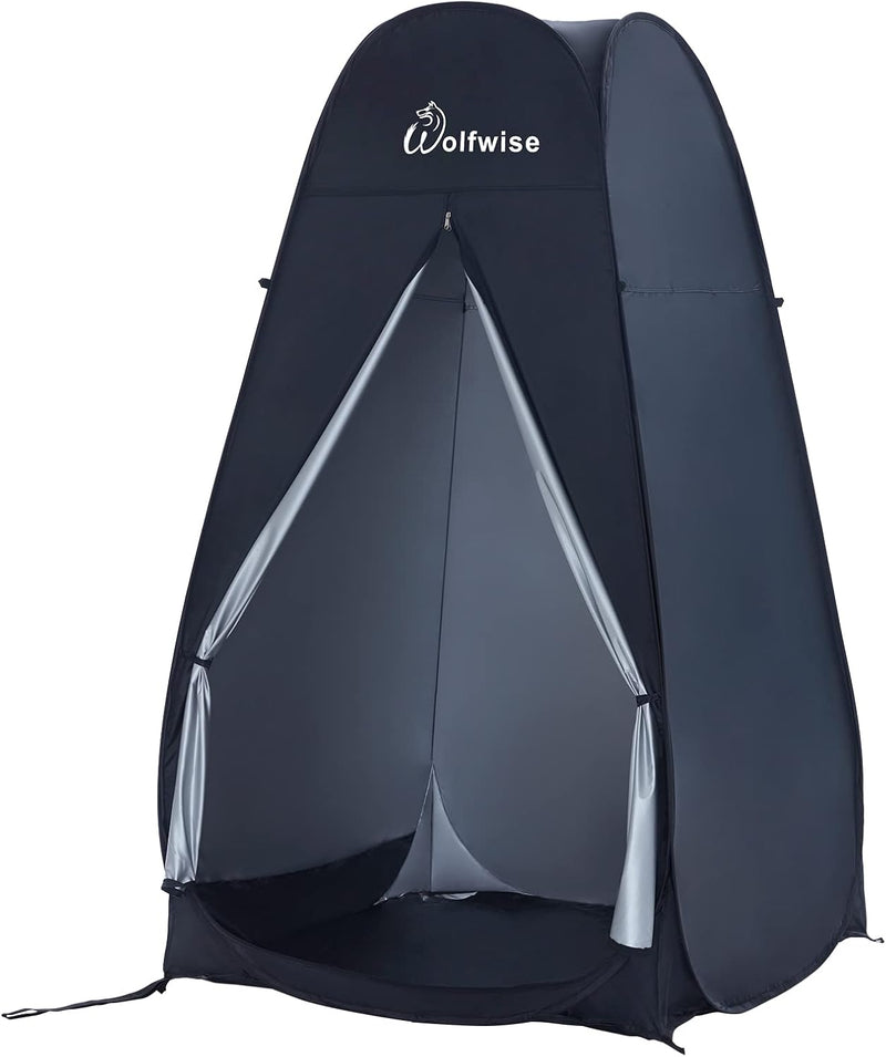 Wolfwise Pop up Toilettenzelt Umkleidezelt, Camping Duschzelt Outdoor Mobile Toilette Umkleidekabine