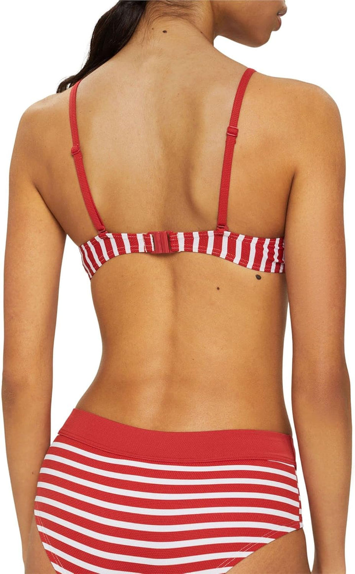 ESPRIT Damen Hamptons Beach RCS Uw.Bra Bikini 38 / C Rot, 38 / C Rot