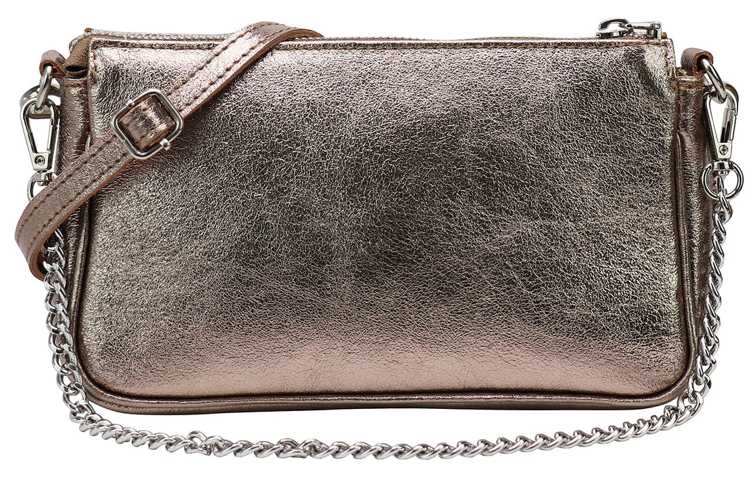 SH Leder Echtleder Schultertasche Umhängetasche Handtaschen Clutch kleine Tasche Abendtasche 23x13cm
