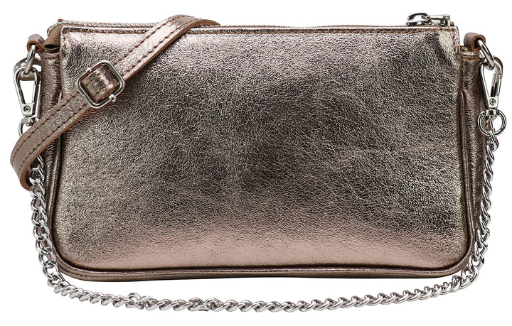 SH Leder Echtleder Schultertasche Umhängetasche Handtaschen Clutch kleine Tasche Abendtasche 23x13cm