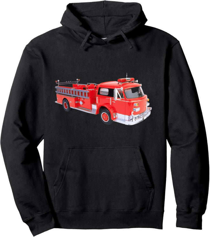 Oldtimer-Feuerwehrfahrzeug Retro Pullover Hoodie
