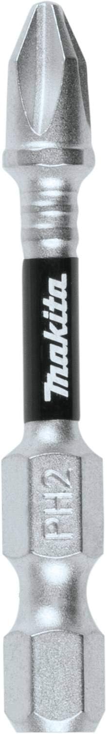 Makita E-00773 Impact XPS #2 Phillips 2" Power Bit, 3/pk 3/pk PH2, 3/pk PH2