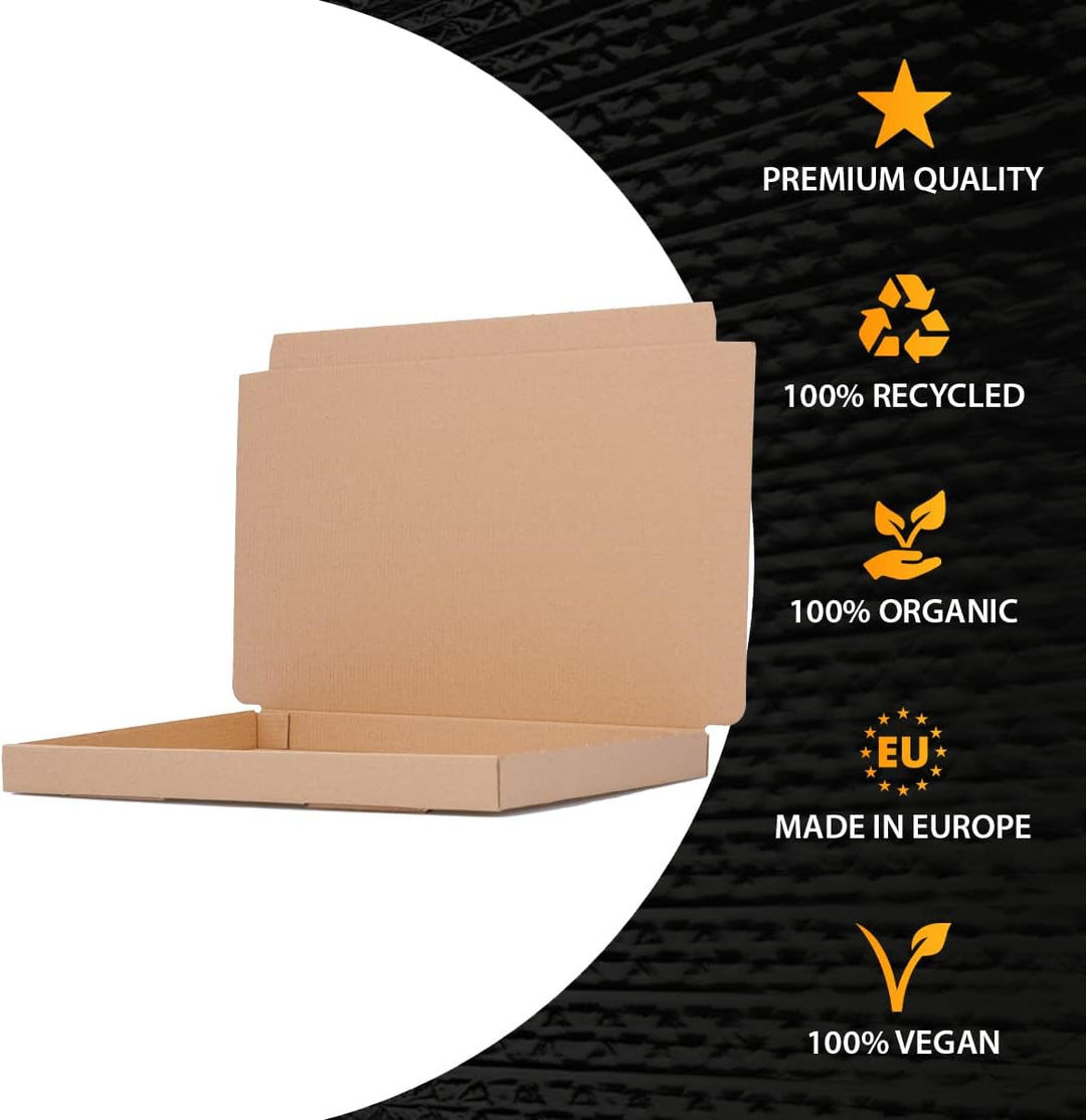 250 Faltschachteln Braun | 350 x 250 x 30mm - WP XS | Versandkarton DHL Karton Hermes DPD GLS Verpac