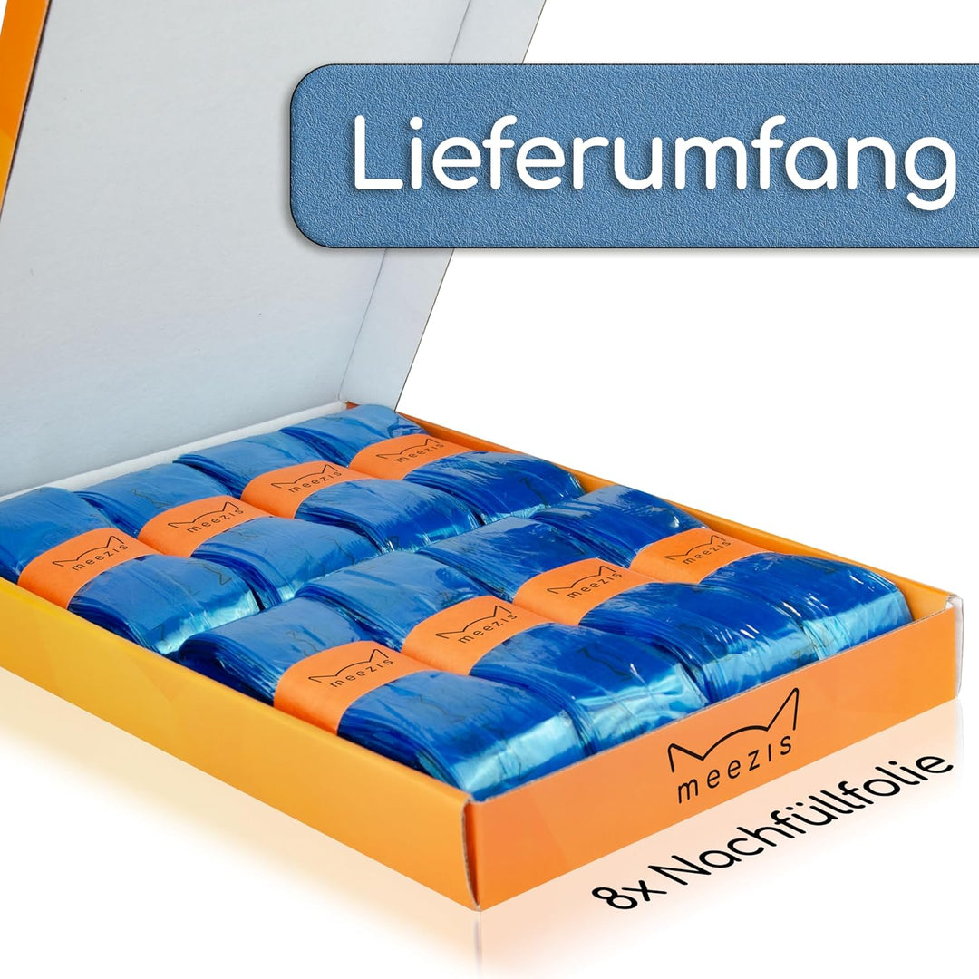 kittybag Nachfüllfolie 8-Pack - kompatibel mit Nachfüllkassetten für Littycat Katzenstreu-Entsorgung