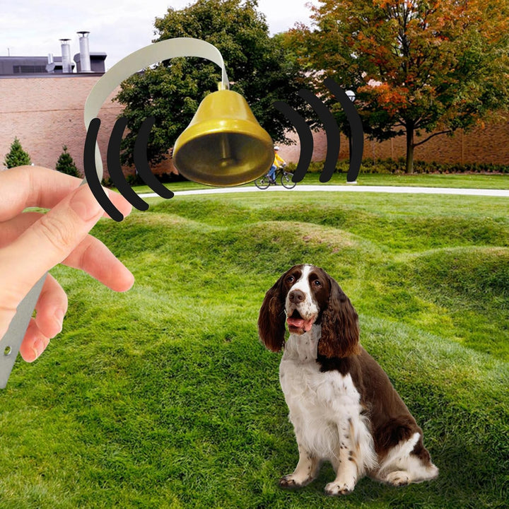 2 Stück Ladenbesitzer Glocke, Hundetraining Glocke Metall Türglocke Warnung Anruf Retro Dekoration,