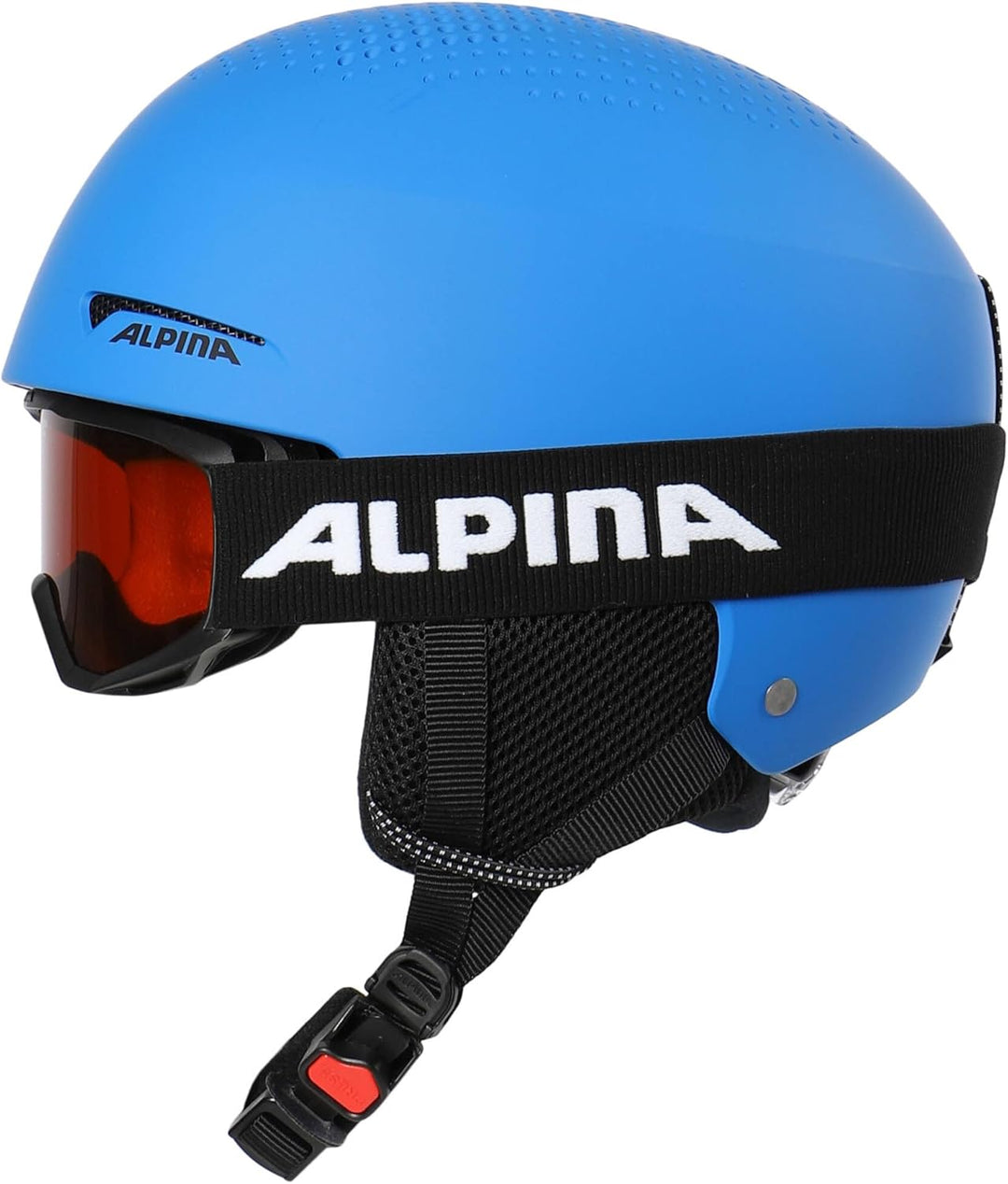 ALPINA ZUPO SET (+PINEY) - Hochwertiges, Sicheres & Robustes Set aus Skibrille & Skihelm Für Erwachs