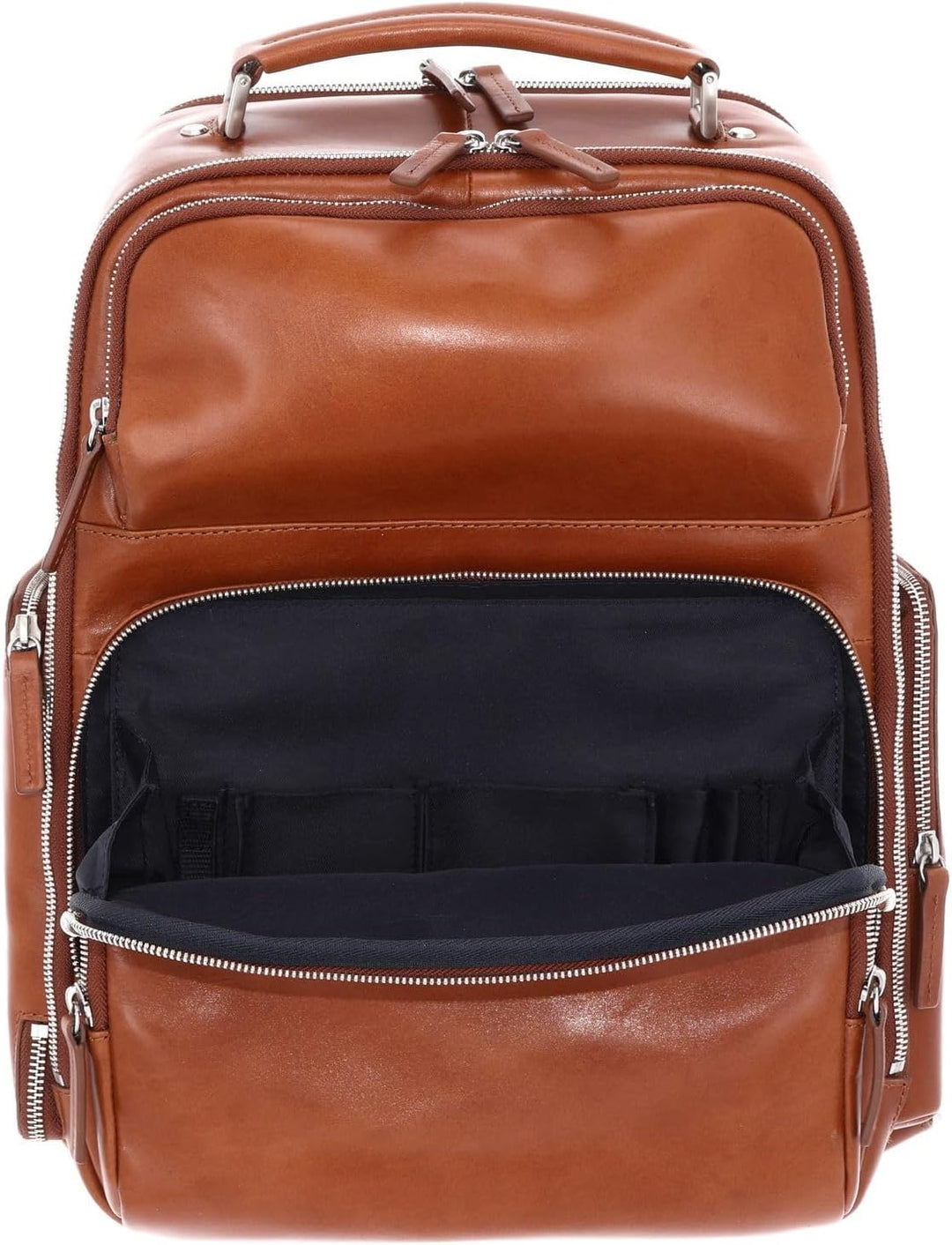Leonhard Heyden Cambridge - Rucksack 15.6" 42 cm cognac
