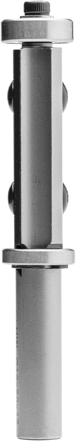 ENT 20327 Wendeplatten Bündigfräser HW, Schaft (S) 12 mm, Durchmesser (D) 19 mm, NL 50 mm, mit Kugel