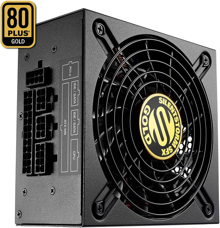 Sharkoon SilentStorm SFX Gold PC-Netzteil (500 Watt, SFX, Kabelmanagement)