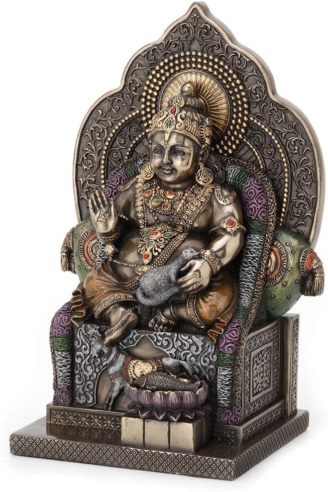 Veronese Design Gott Kubera Hindu-Gott des Reichtums, Kuvera, Kuberan, Beschützer der Welt, antikes