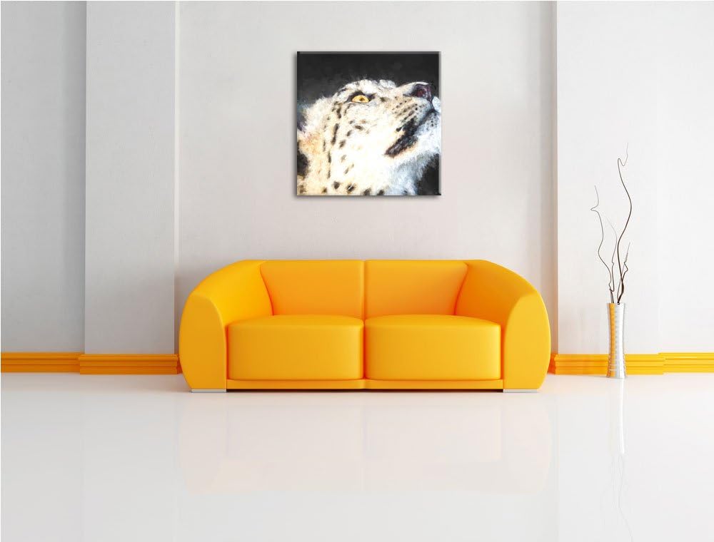 Pixxprint Brooklyn Bridge in New York als Leinwandbild/Grösse: 70x70 cm/Wandbild/Kunstdruck/fertig b