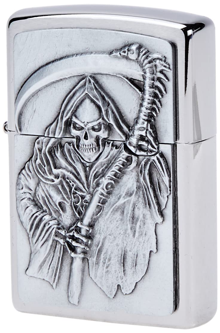Zippo Feuerzeug 2000856 Reapers Curse Emblem Benzinfeuerzeug, Messing, Reapers Curse