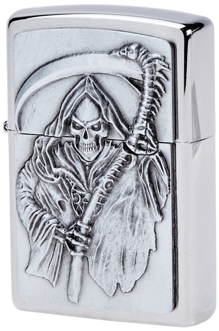 Zippo Feuerzeug 2000856 Reapers Curse Emblem Benzinfeuerzeug, Messing, Reapers Curse