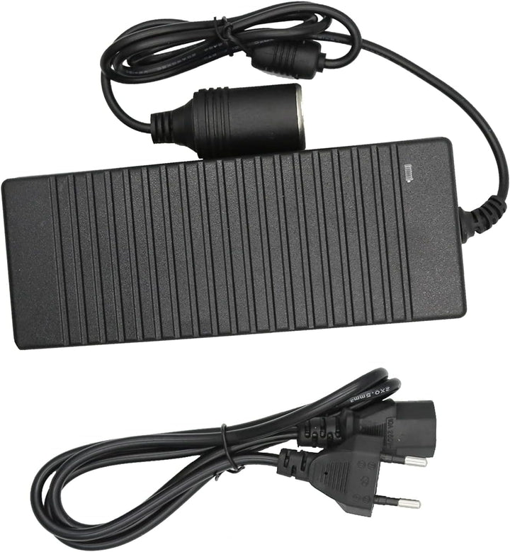 OBEST 230V auf 12V KFZ Netzadapter, 10A AC auf DC Spannungswandler | 120W Zigarettenanzünder Steckdo