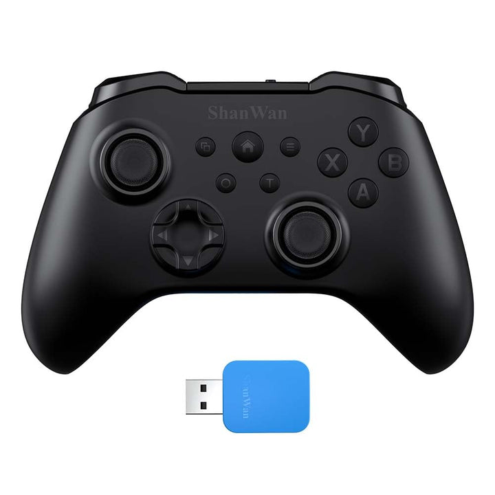 ShanWan Wireless Controller für Windows- PC, Android, iPhone, Android, Switch, Steam, Gamepad 2.4G B