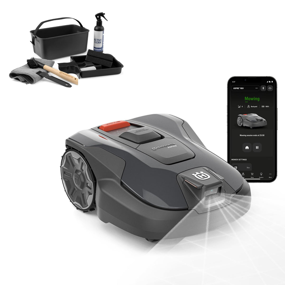 HUSQVARNA Automower® Aspire R6V Mähroboter – ohne Begrenzungskabel, AI Vision, GPS-Navigation, App-S