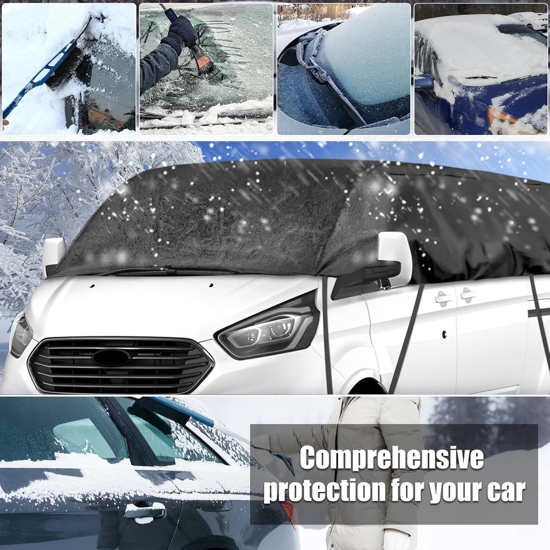 Autoabdeckung Wasserdicht Ersatz für 2012-2024 Ford Transit Custom, Sonnenfest Hälfte Autoabdeckung,