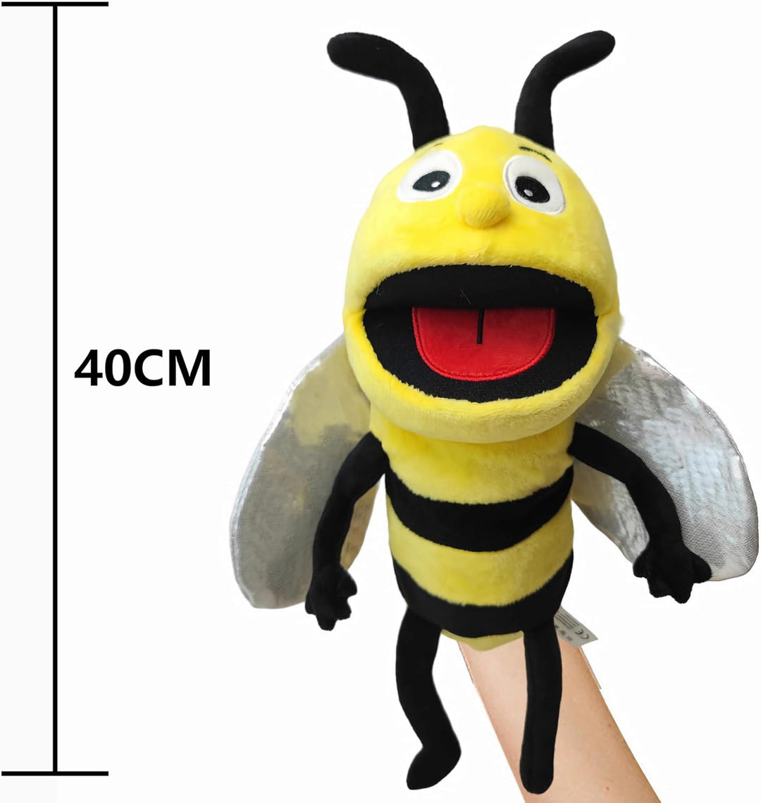 Insekten-Handpuppen für Kinder, Kleinkinder, inklusive Bienen, Schmetterlingen, Libellen usw. mit be