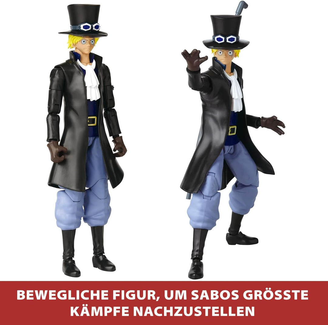 BANDAI - Anime Heroes - One Piece - Anime Heroes Figur 17 cm - Sabo - Offizielle One Piece Lizenz -