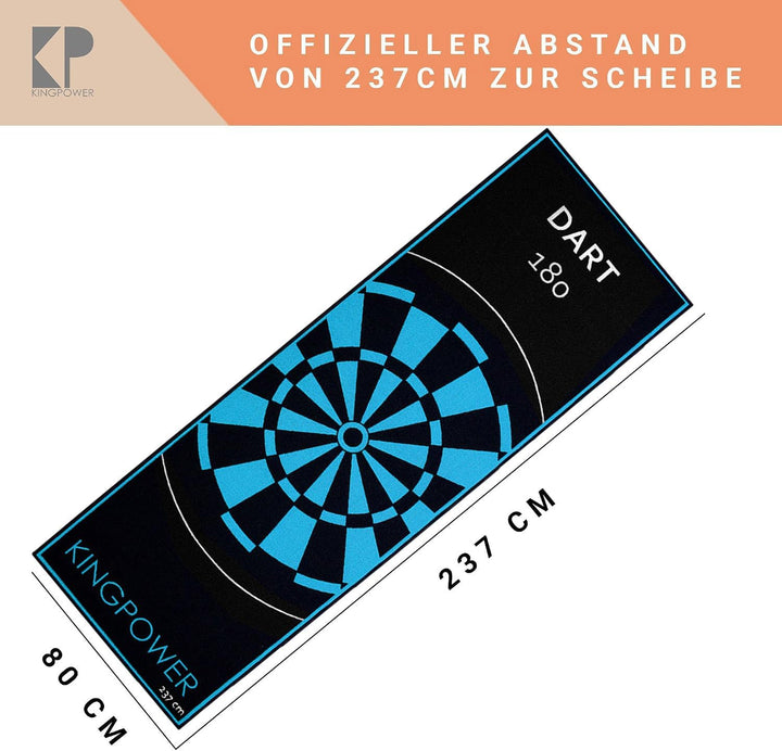 Kingpower Dart Teppich Target Oche Matte Steeldart Dartpfeile Dartboard Zubehör Dartteppich Darts Ab