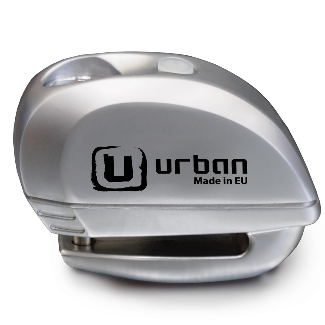 URBAN SECURITY UR22 Diebstahlsicherung Bremsscheibenschloss Motorrad mit Alarm 120 dB Warnung, ø 6 m