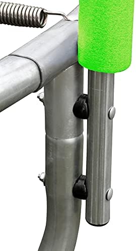 SixBros. SixJump 1,40 M Gartentrampolin versch. Farben Trampolin mit Sicherheitsnetz Grün, Grün