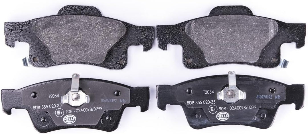 HELLA PAGID 8DB 355 020-351 Bremsbelagsatz - T2064 - Dicke/Stärke: 18mm - Bremssystem: Teves - mit a