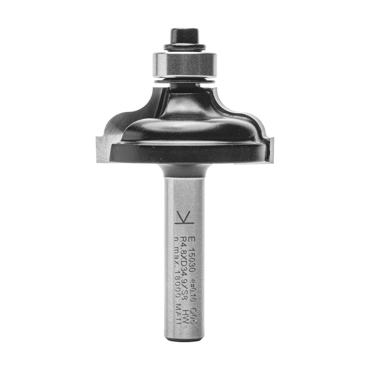 ENT 15030 Karniesfräser HW, Schaft (S) 8 mm, Durchmesser (D) 34,9 mm, NL 14,3 mm, R 4,8 mm, SL 32 mm