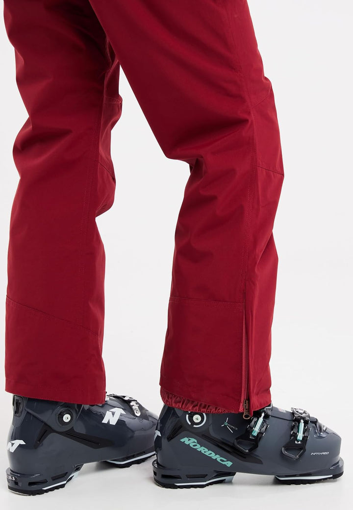Protest Damen Ski- Und Snowboardhose Cinnamon XS Red Winebordeaux, XS Red Winebordeaux
