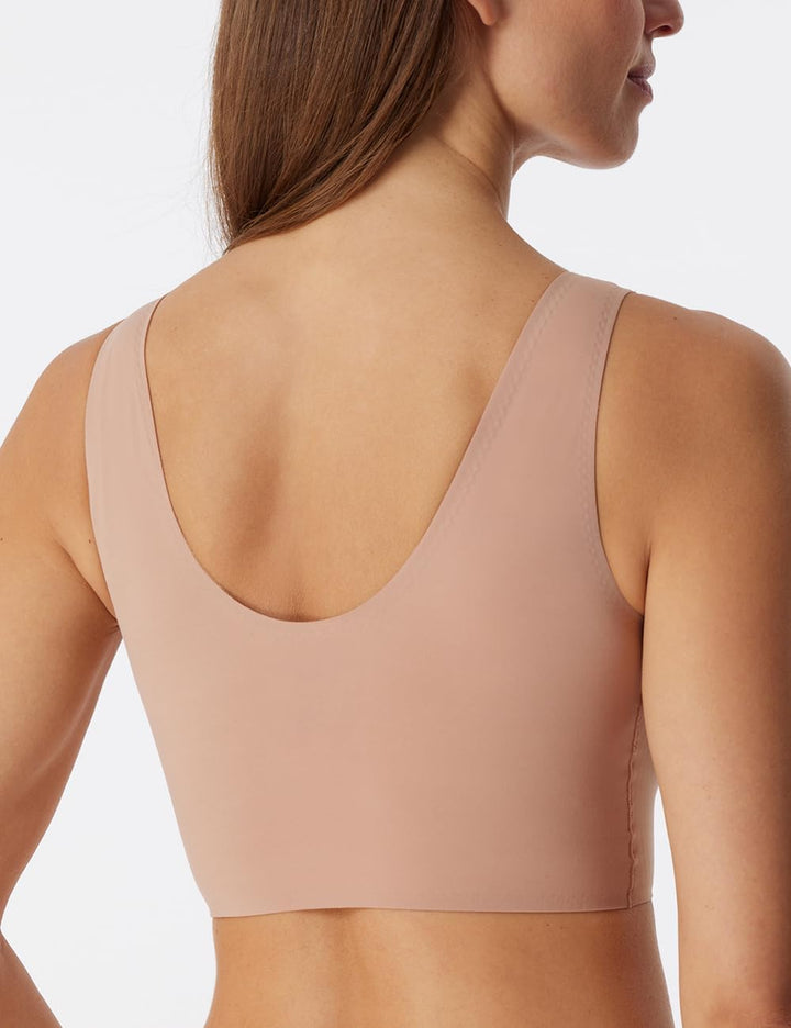 Schiesser Damen Bustier mit herausnehmbaren Pads - Invisible Soft 44 Maple_170364, 44 Maple_170364