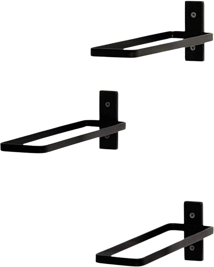 DanDiBo Weinregal Wand Metall Schwarz 3er Set Weinregal 96714 Weinhalter Flaschenregal Flaschenhalte