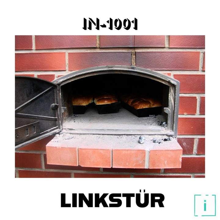 Backofentür aus Gusseisen Revisionstüren Ofentür Pizzaofentür Steinofentür Pizzaofen Backofen Pizza