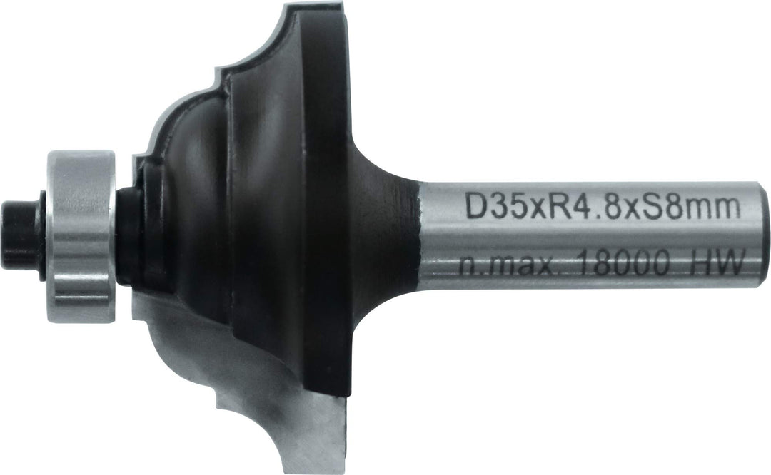 Profi HM Multiprofilfräser Ø 35mm Typ B professioneller Oberfräser aus Hartmetall