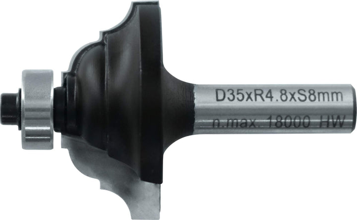 Profi HM Multiprofilfräser Ø 35mm Typ B professioneller Oberfräser aus Hartmetall
