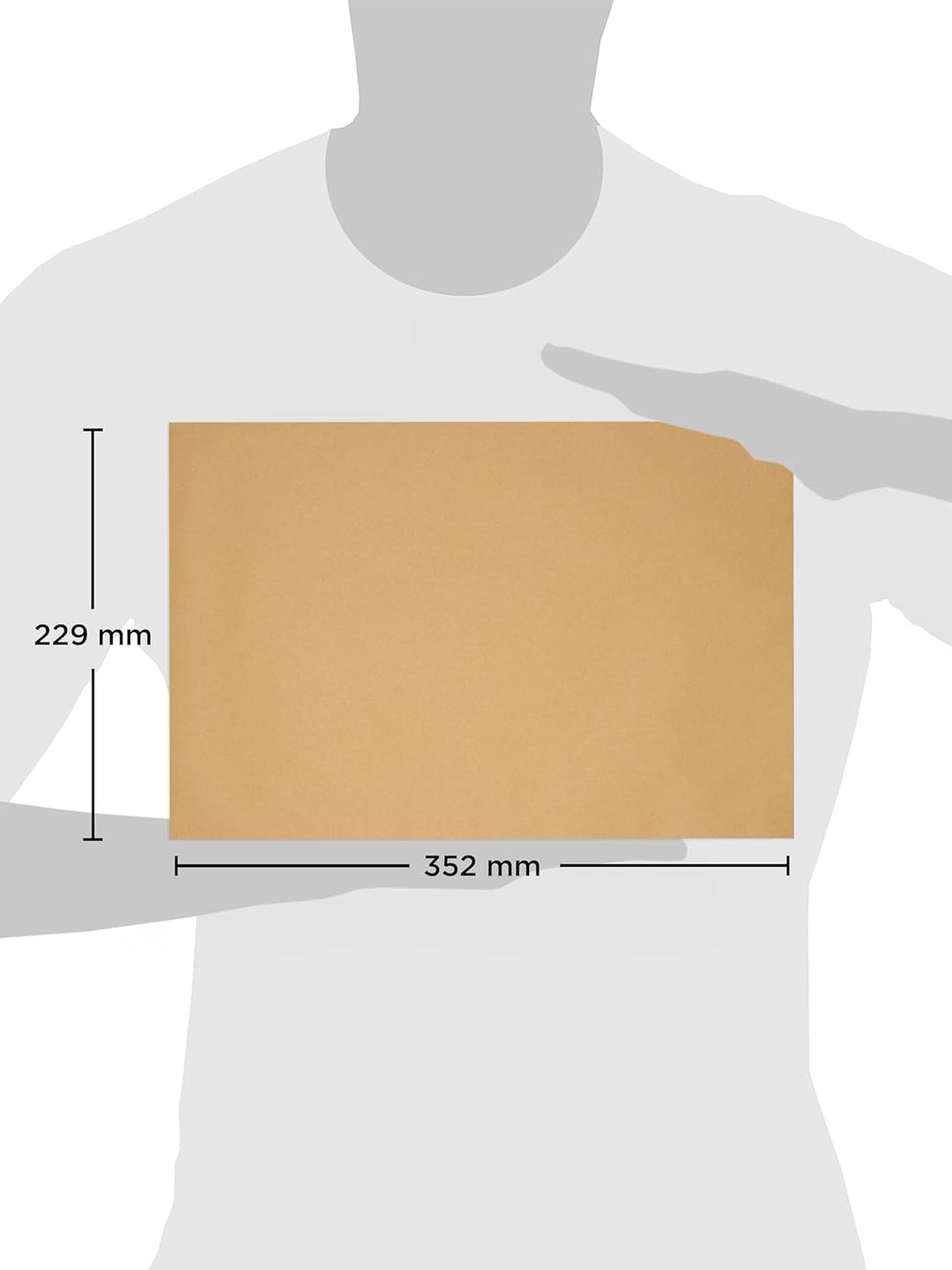 Blake Everyday | Briefumschläge 352 x 229 mm | 250 Stück | 90 g/m² | nassklebend Manila Umschläge |