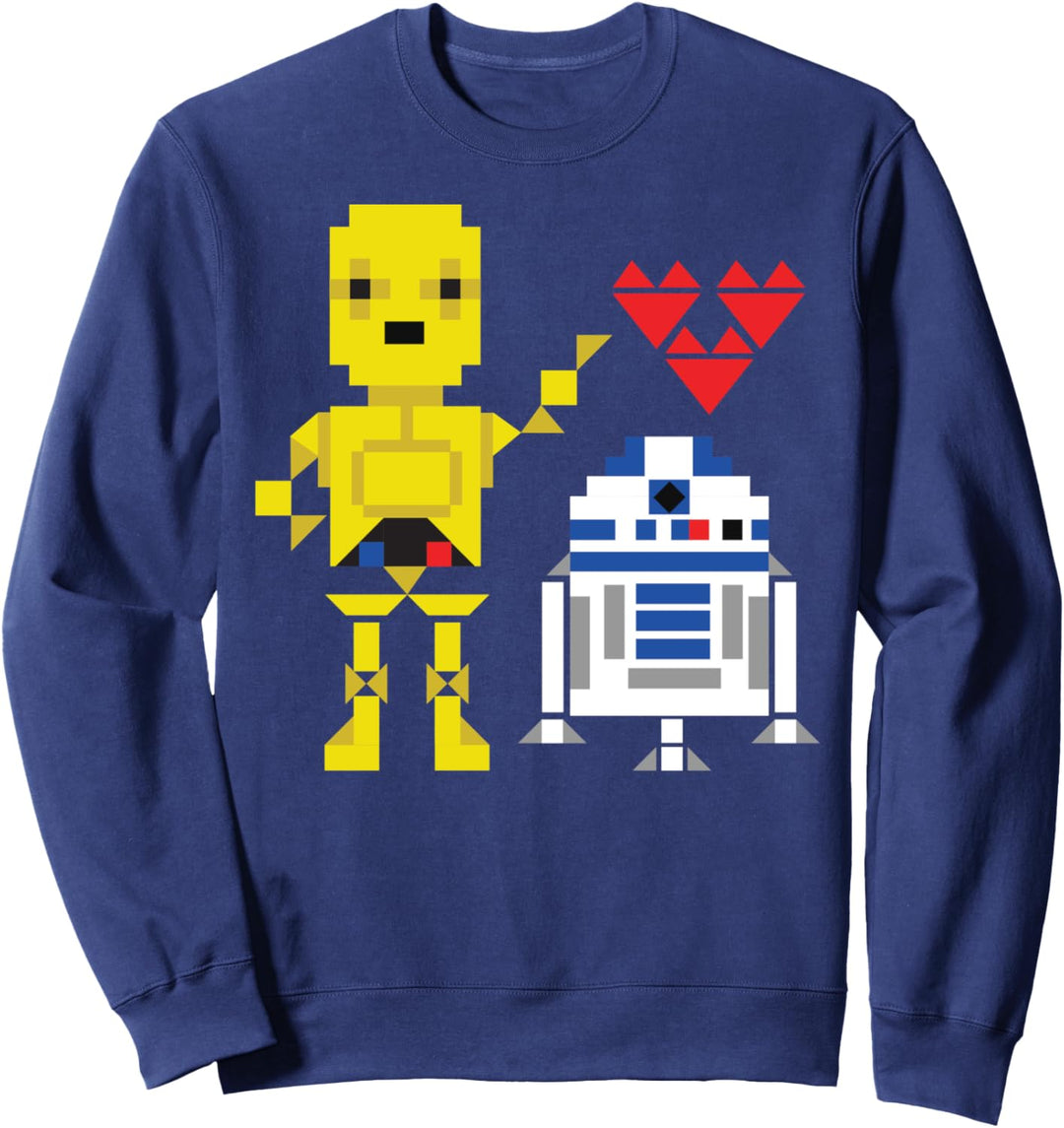 Star Wars C-3PO & R2-D2 Showing Emotion Poster Sweatshirt