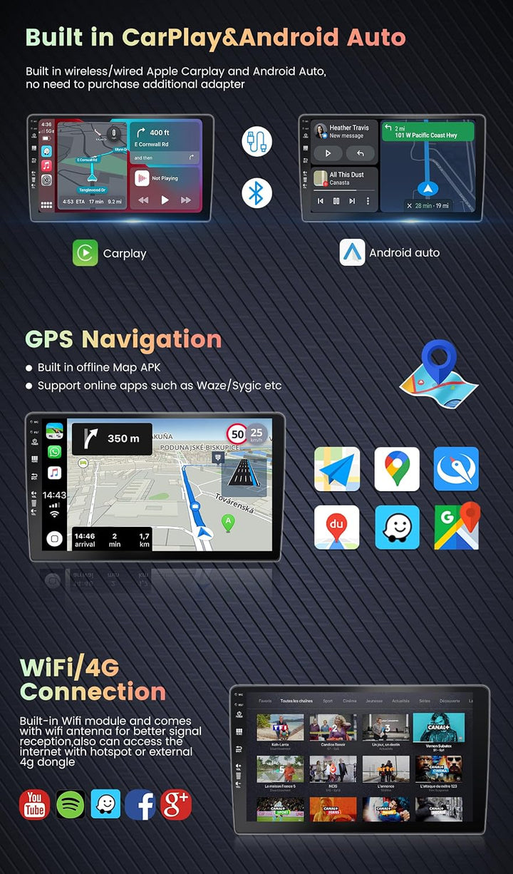 KEC 9" [6G+128G] Android 16 Autoradio Für Kia CEE&
